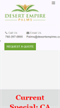 Mobile Screenshot of desertempirepalms.com
